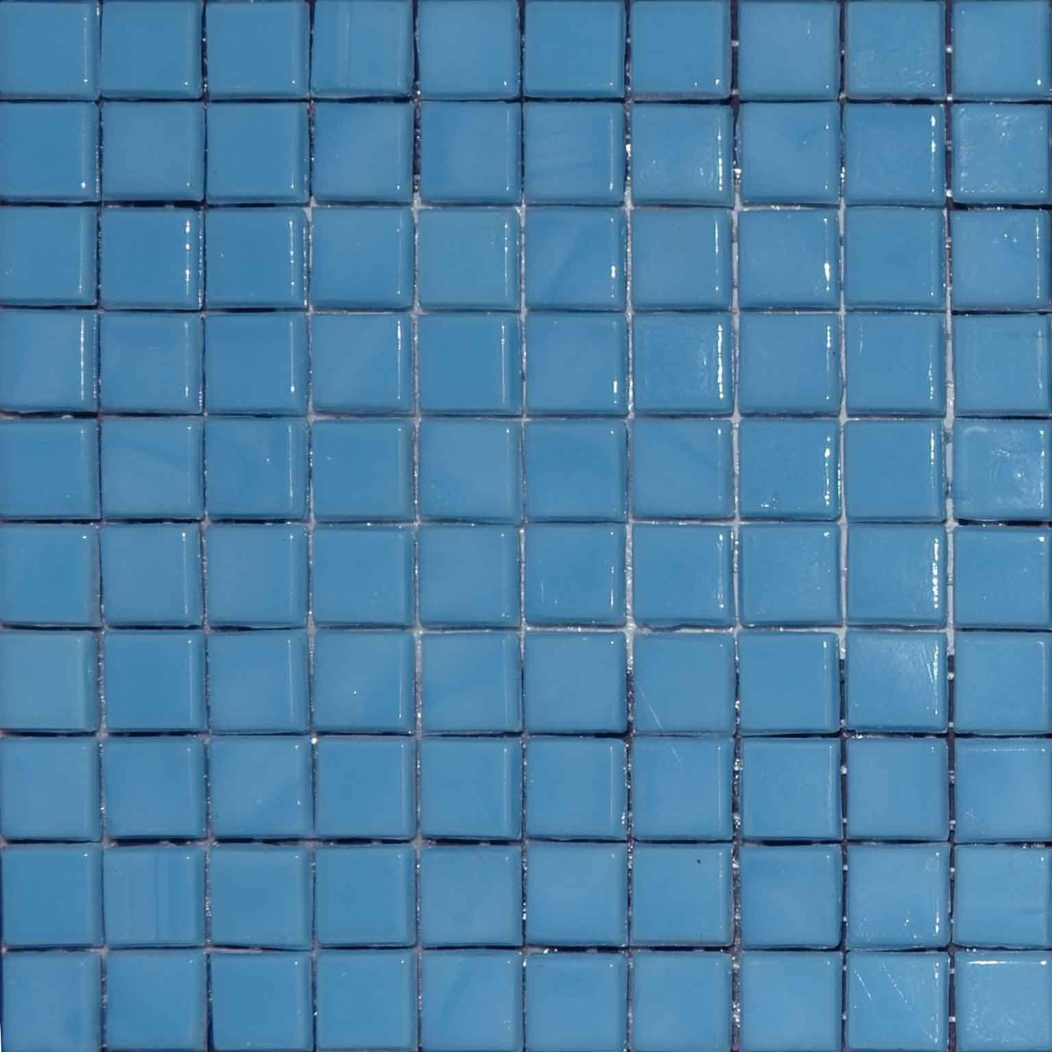 Mosaic Plain Sheet - Majorelle Blue