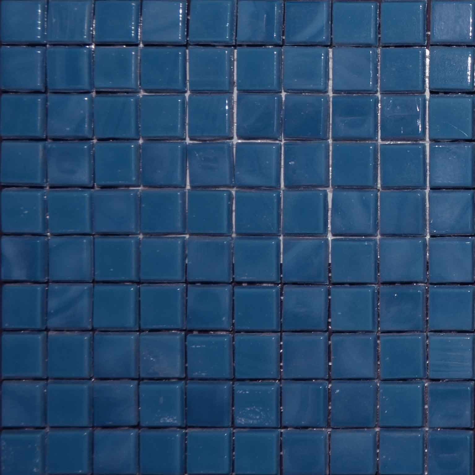 Mosaic Plain Sheet - Phthalo blue