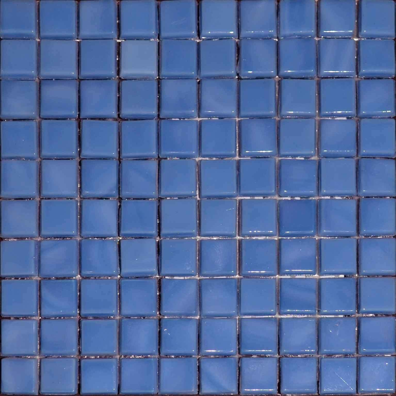 Mosaic Plain Sheet - Denim Blue