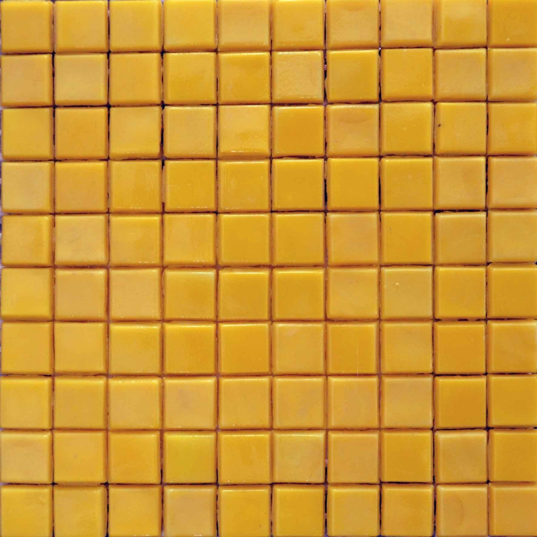 Mosaic Plain Sheet - Lemon Yellow