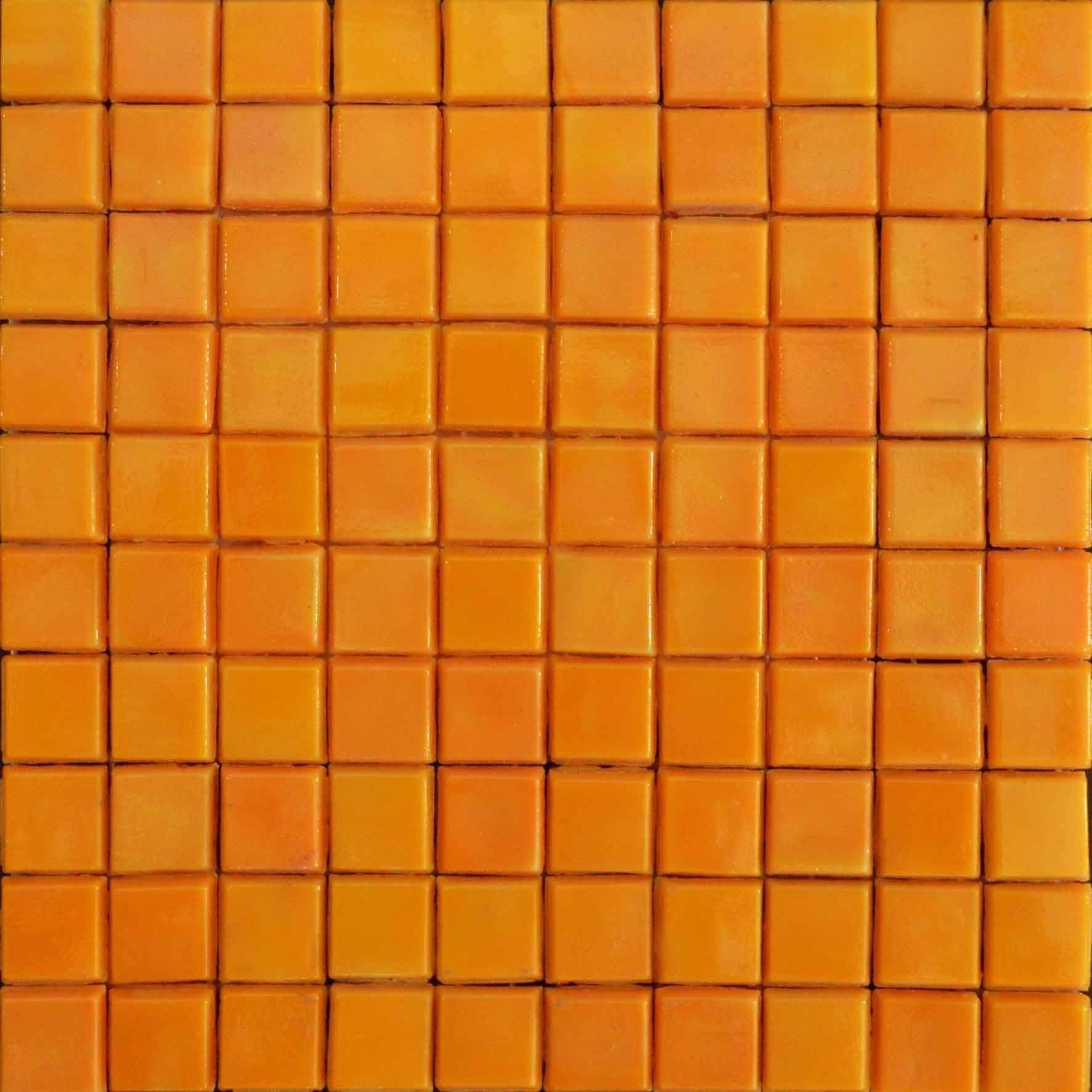 Mosaic Plain Sheet - Medium Yellow