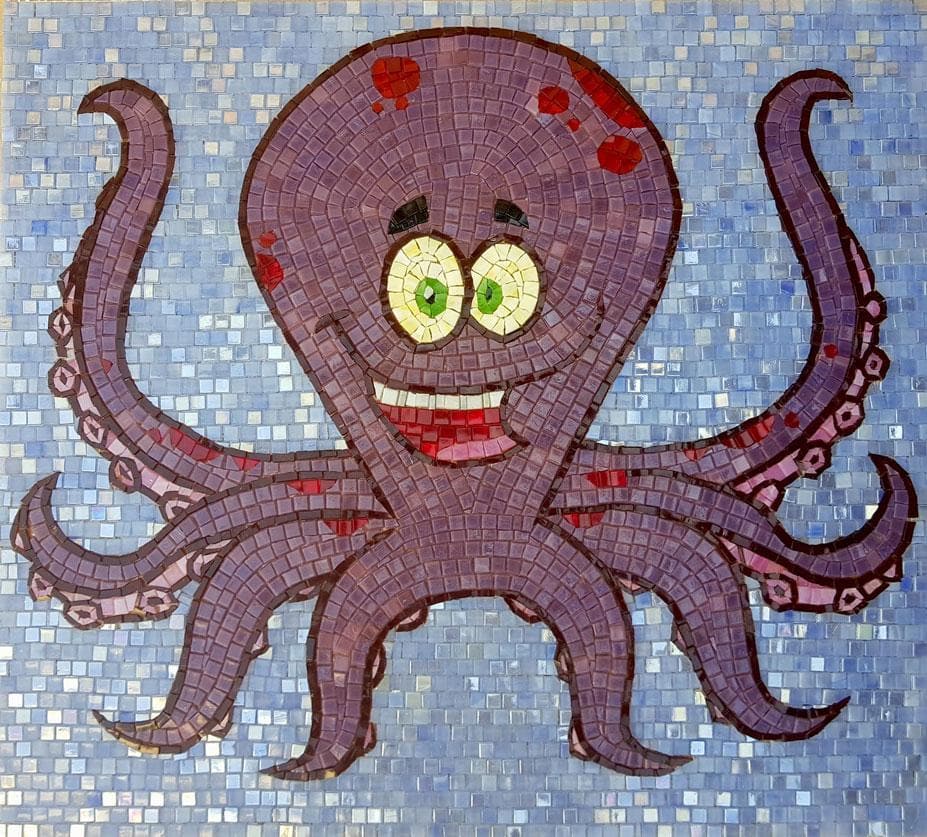 Squidward Octopus - Comic Mosaic