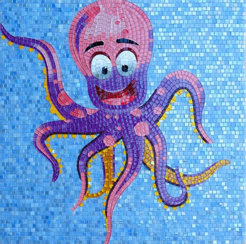 Krusty the Octopus - Comic Mosaic