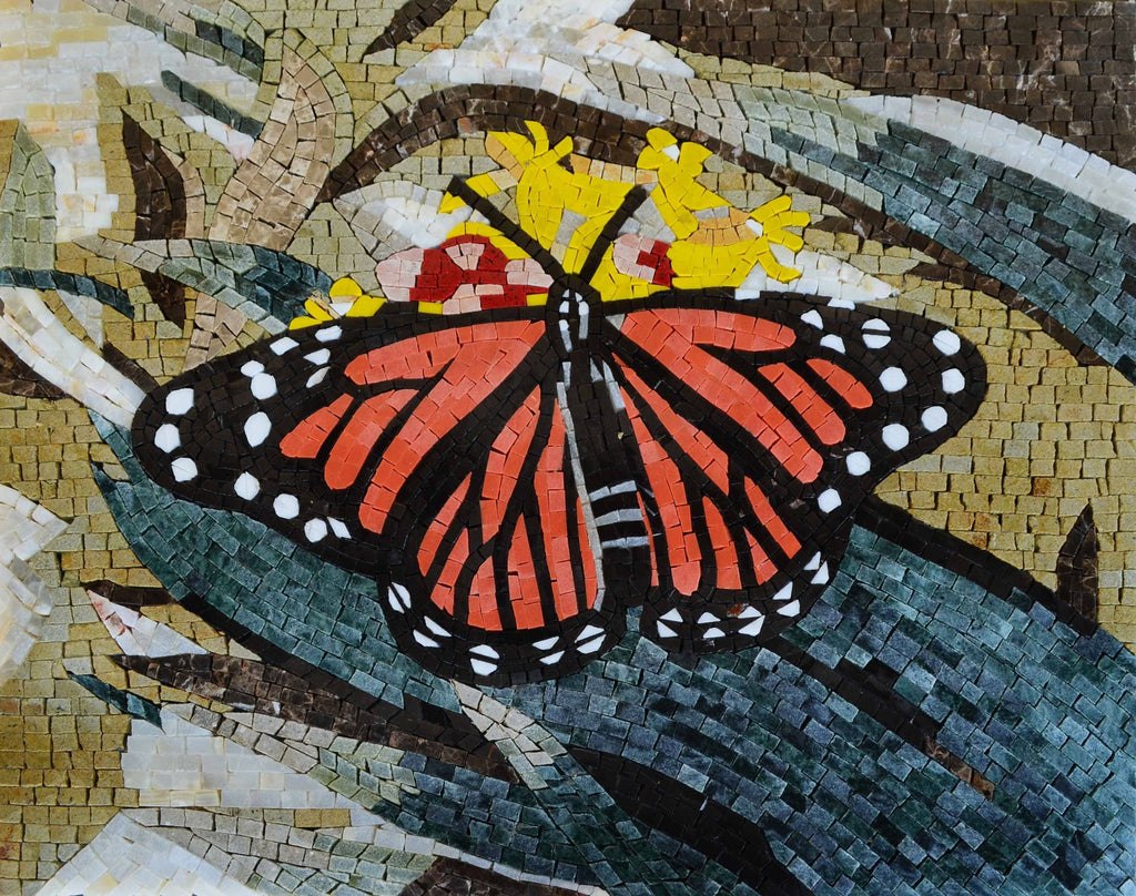 Mosaic Wall Art - Butterfly | Birds And Butterflies | Mozaico