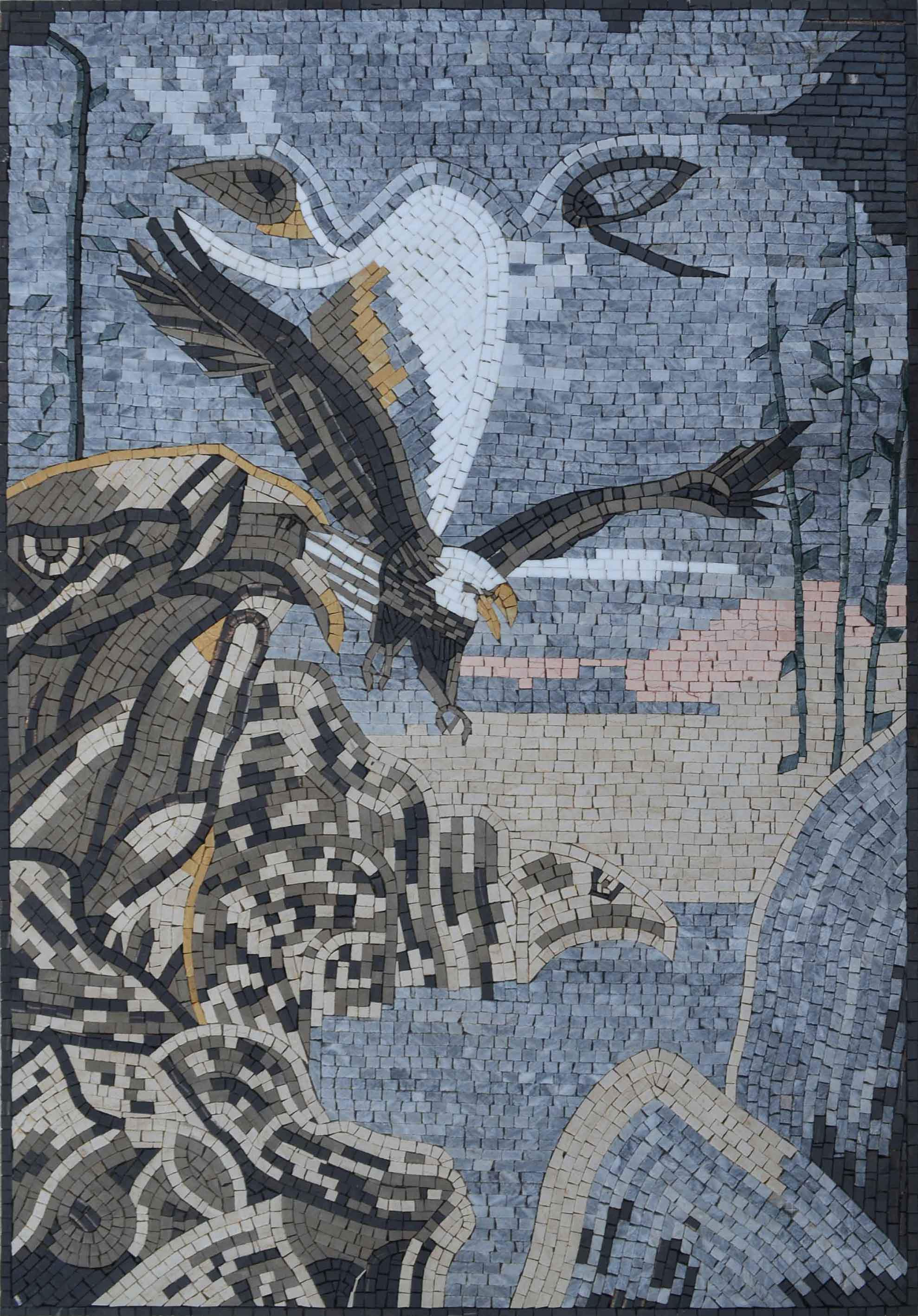 Mosaic Mural - The Eagle