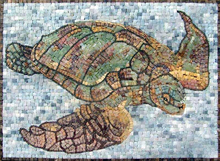 Sea Turtle Mosaic | Marine Life&Nautical | Mozaico