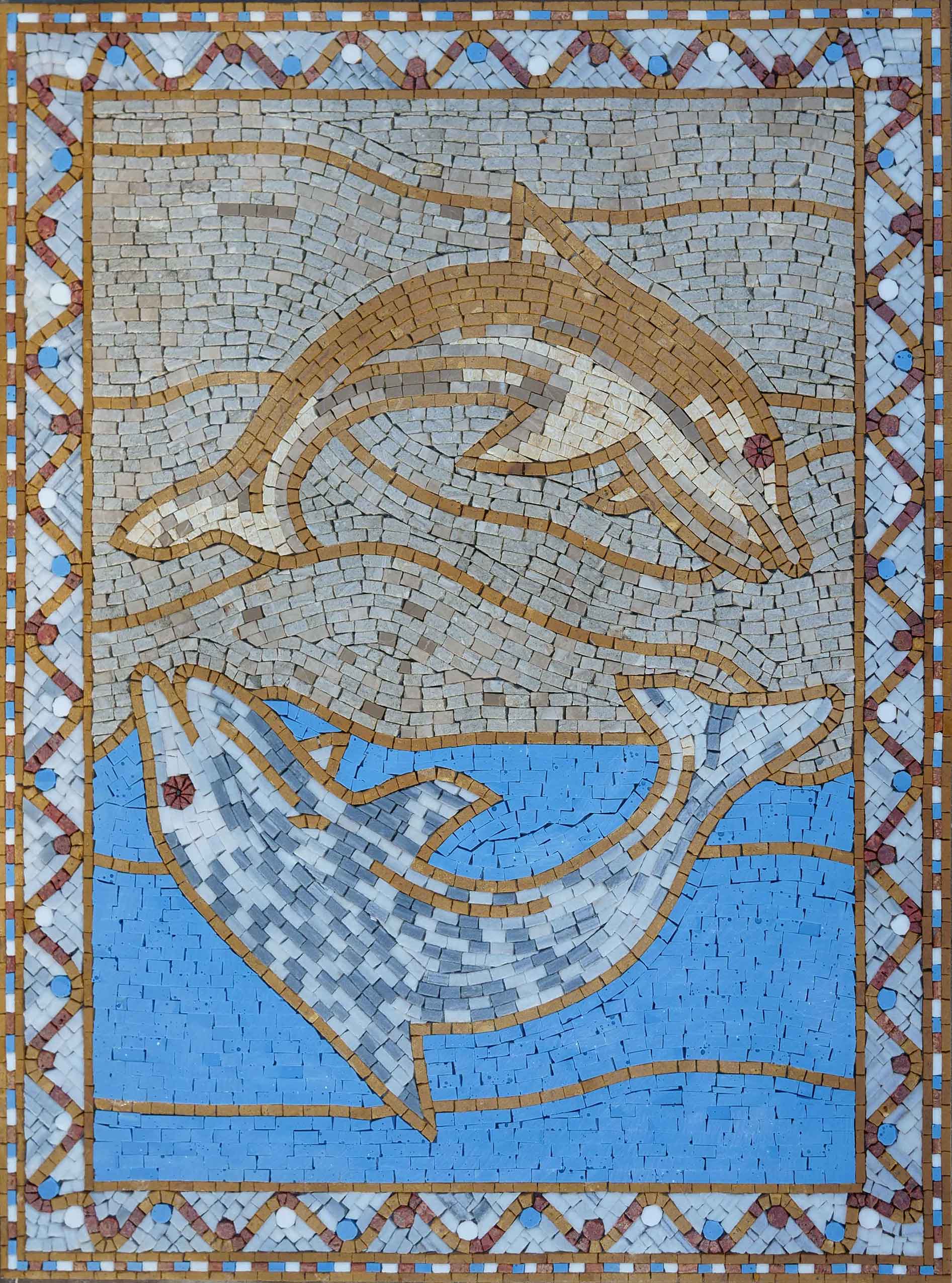 Fish Yin Yang Mosaic