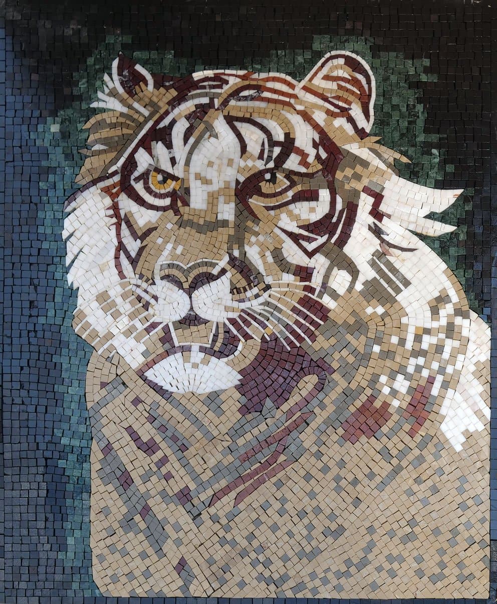 Mosaic Art For Sale- Mighty Tiger