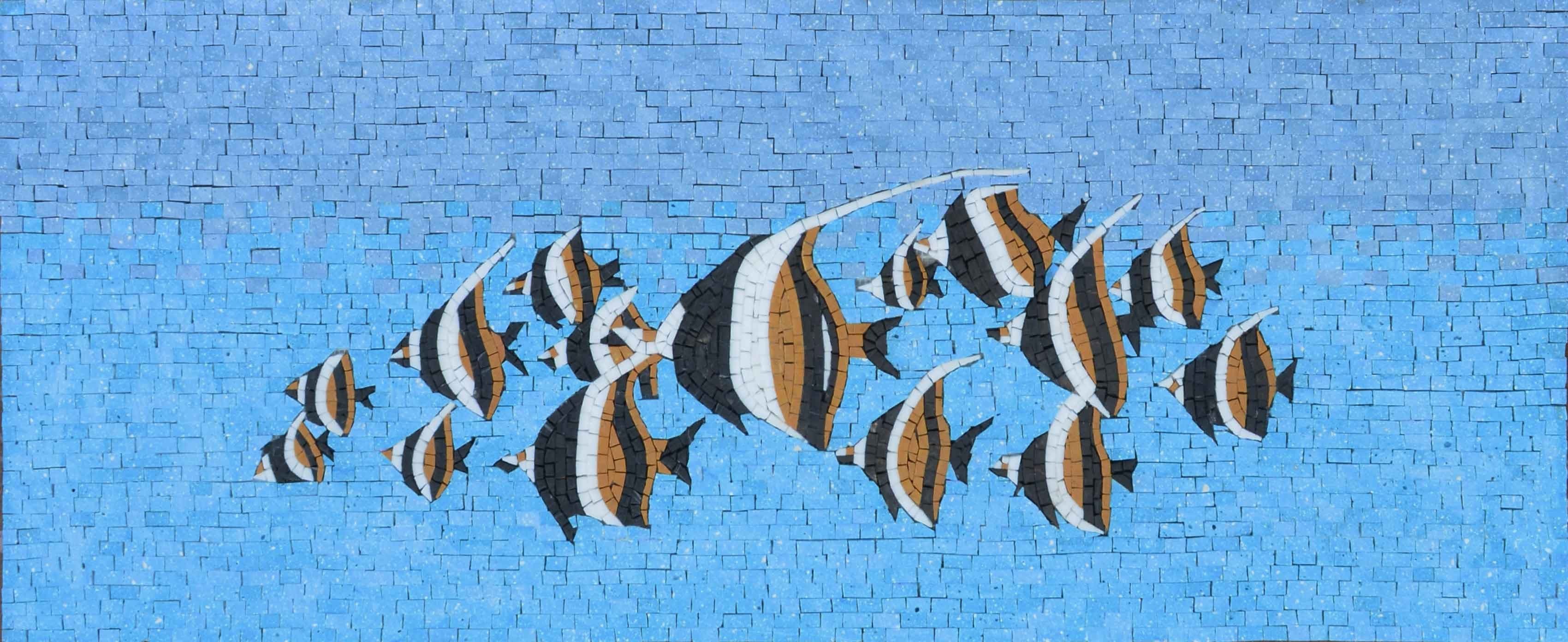 Mosaic Art - Triangular Butterflyfish