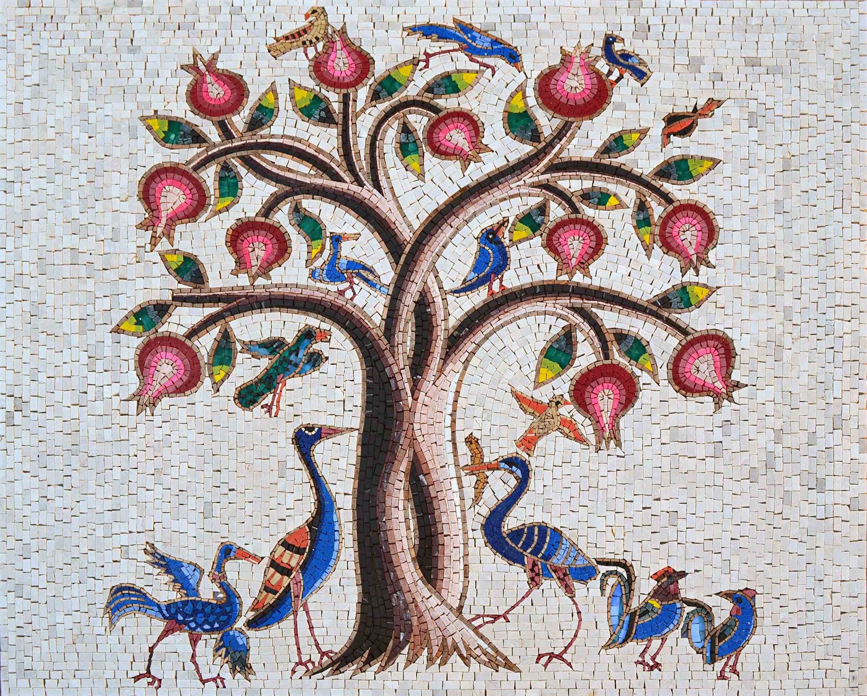 Mosaic Designs - Flowering Tree