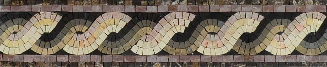 Stone Art Border Mosaic