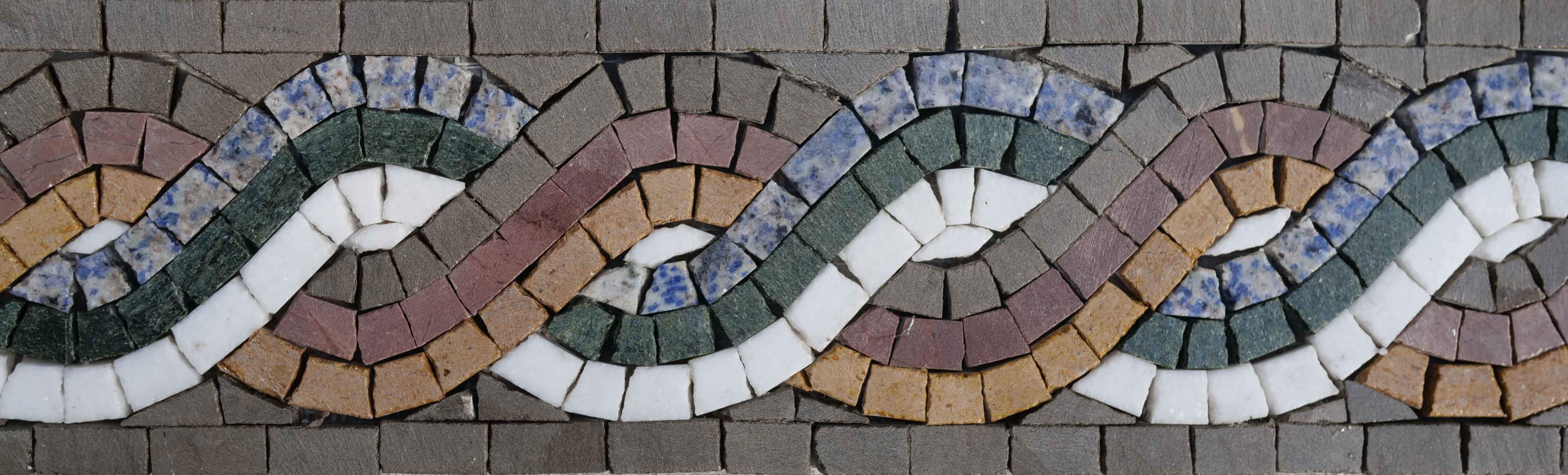 Rope Marble Mosaic Border