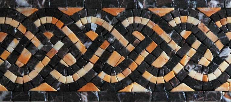 Kathrine - Entangled Rope Border Mosaic Art