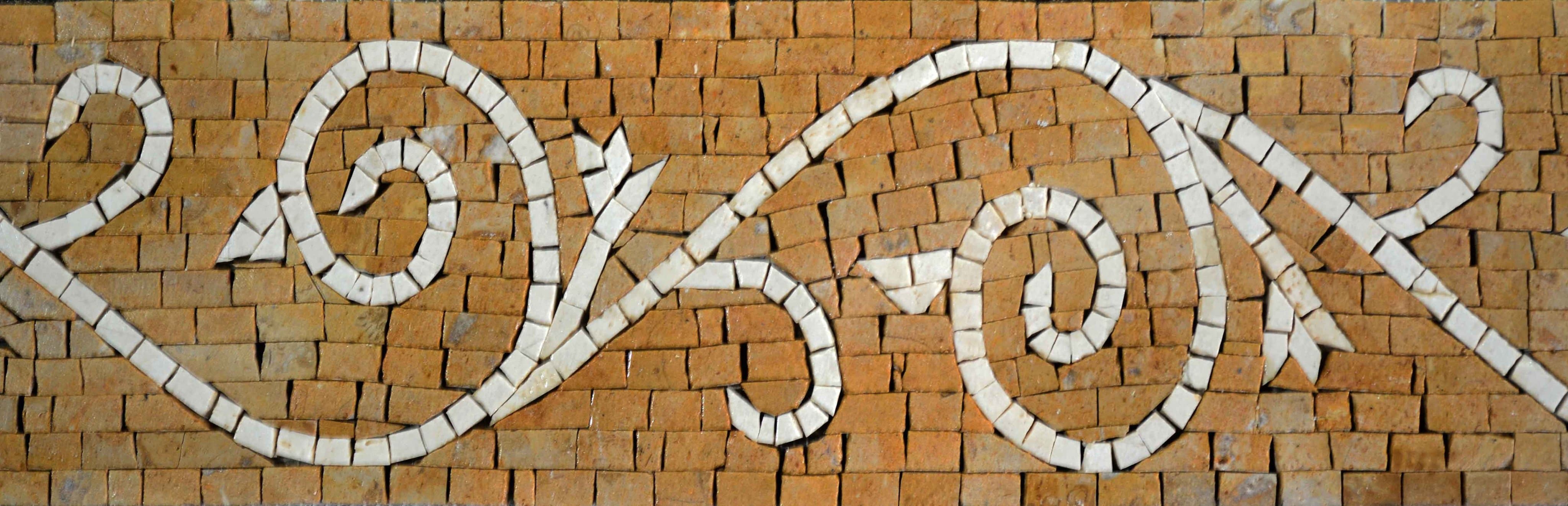 Mosaic Tile Pattern - Ivory Yellow