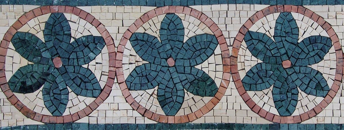 Flowers Border Mosaic