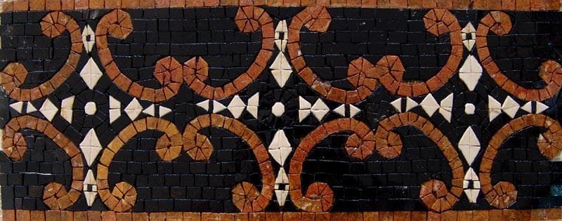 Ornamental Border Art Mosaic