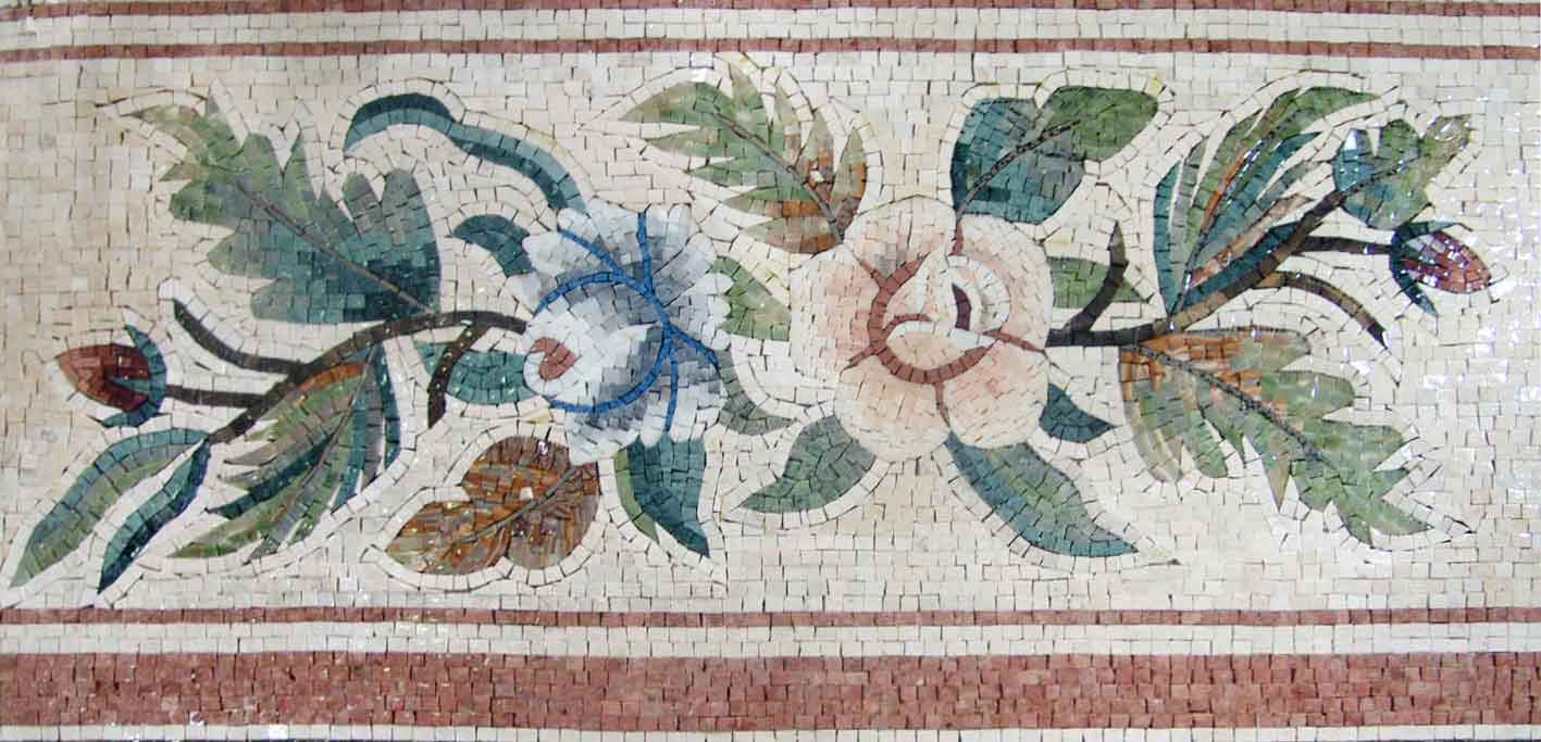 Border Mosaic Floral Design