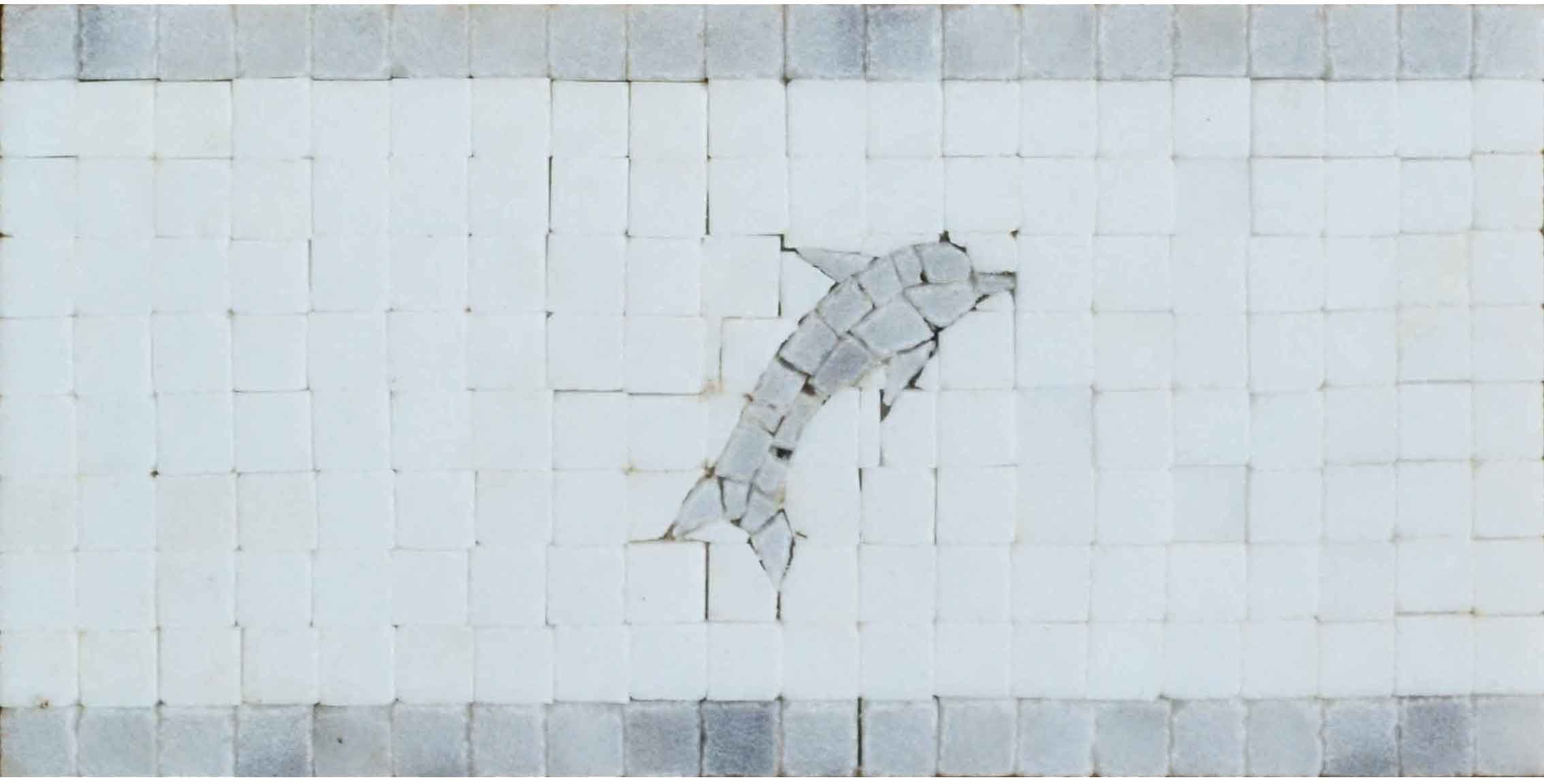 Nautical Mosaic Border- Dolphin