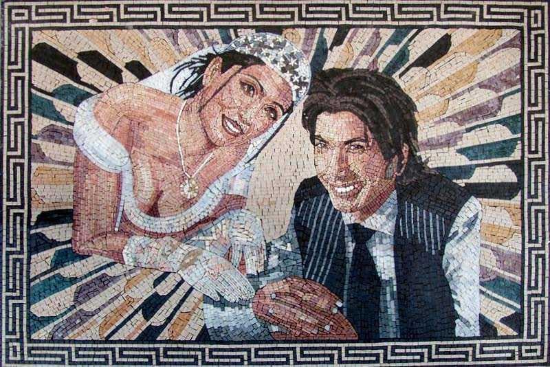 Custom Made Portrait Mosaic