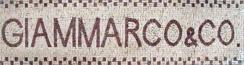 Custom Logo Mosaic Stone Art