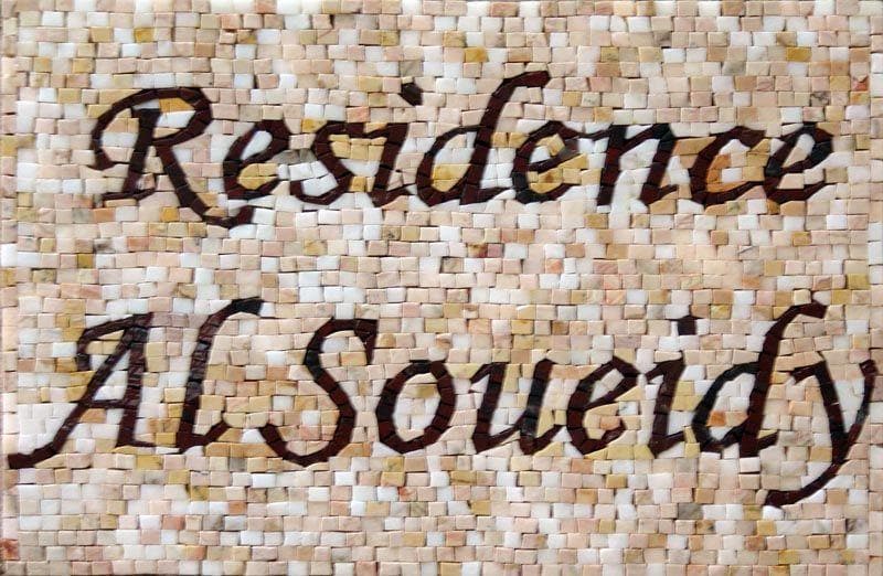 Customized Sign Mosaic