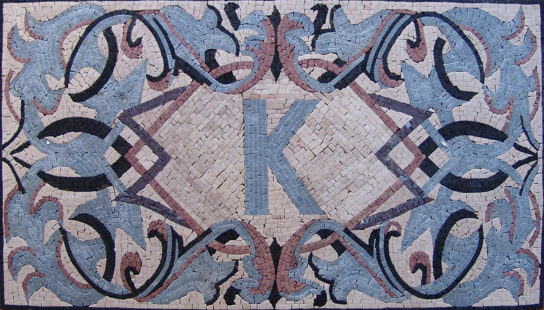 Mosaic Art - K Logo