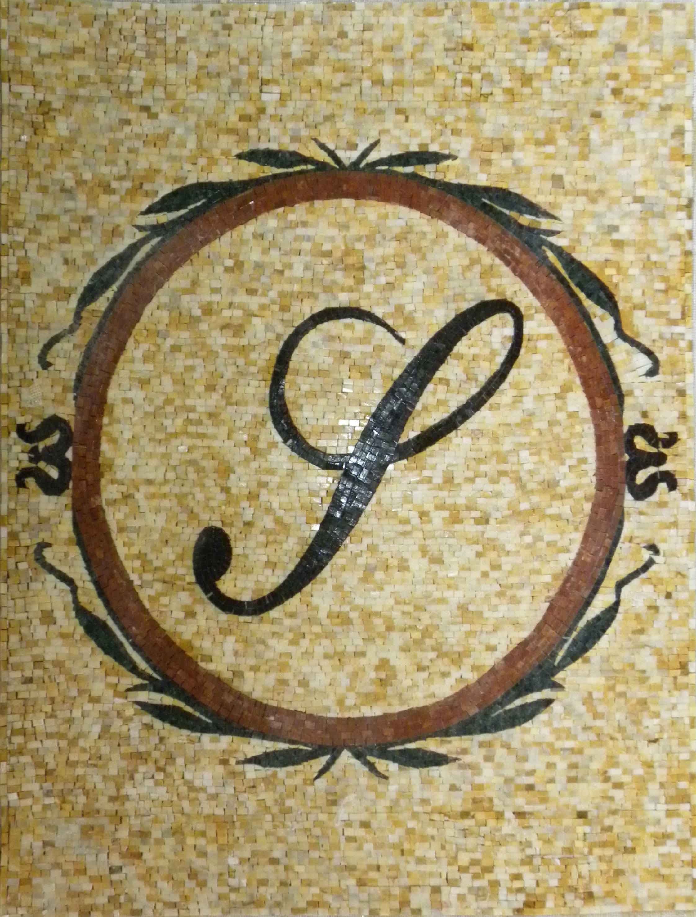 Mosaic Art - L Sign