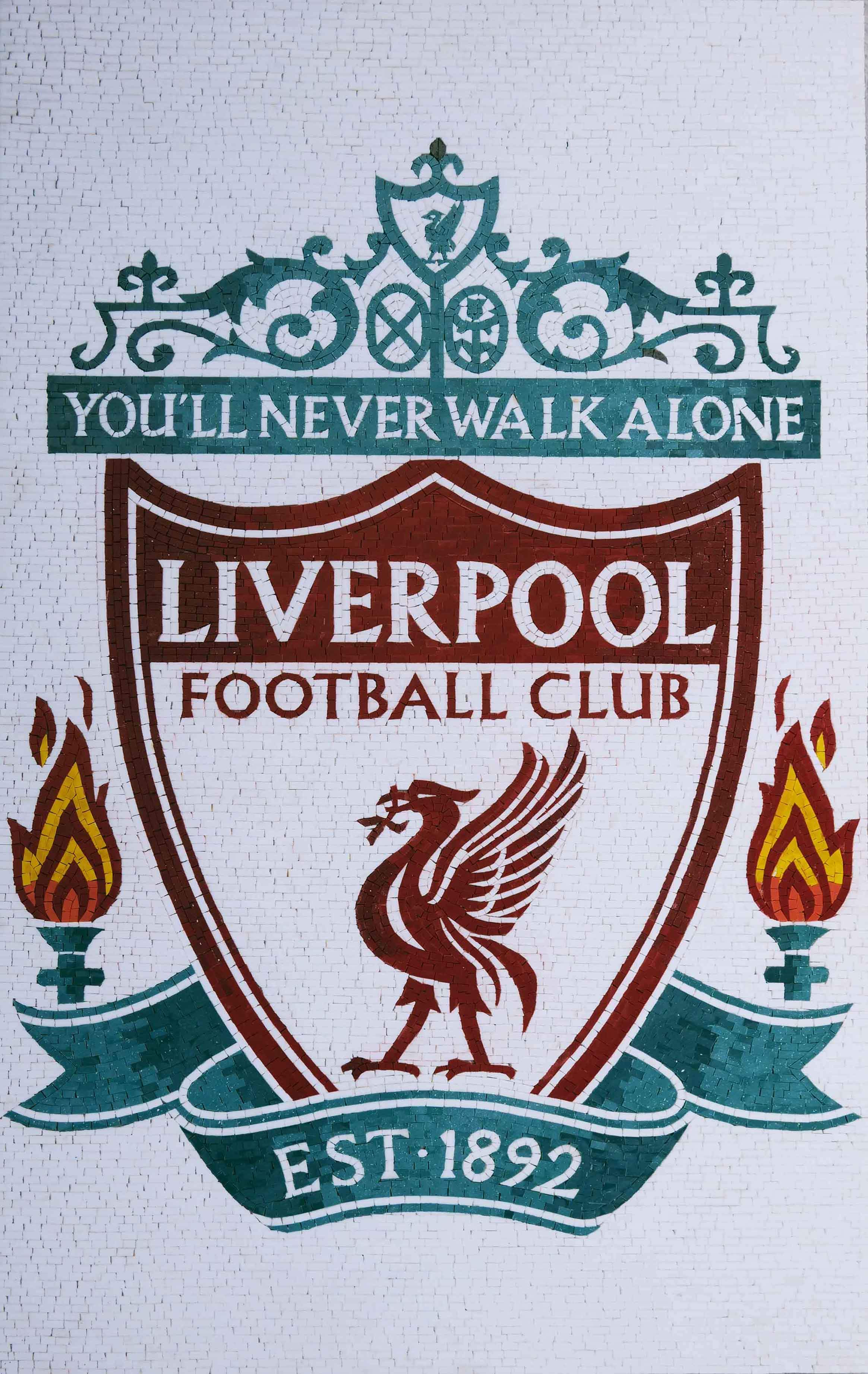 Liverpool Football Club - Custom Mosaic Art