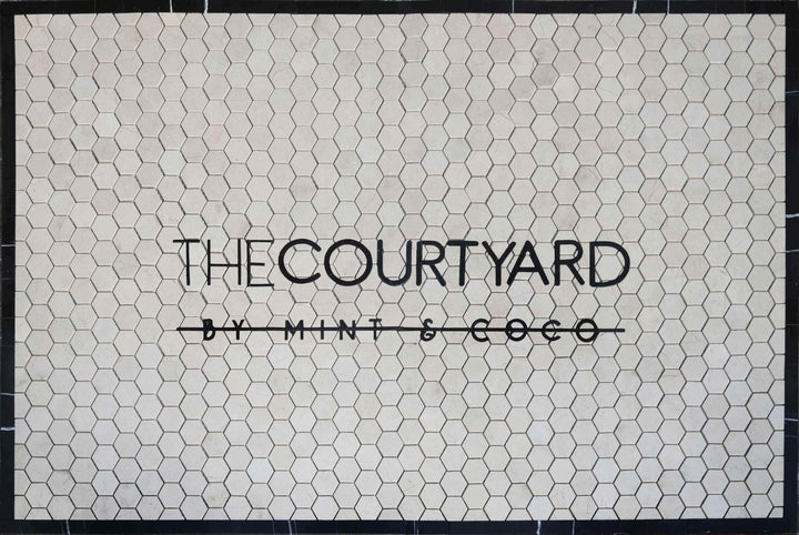 Custom Petal Mosaic -The Courtyard by Mint & Coco
