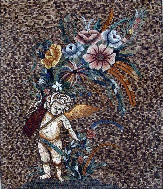 The Cherub Floral Mosaic