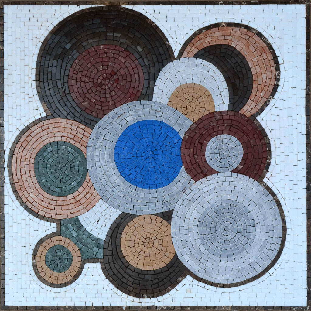 wooden mosaic shapes