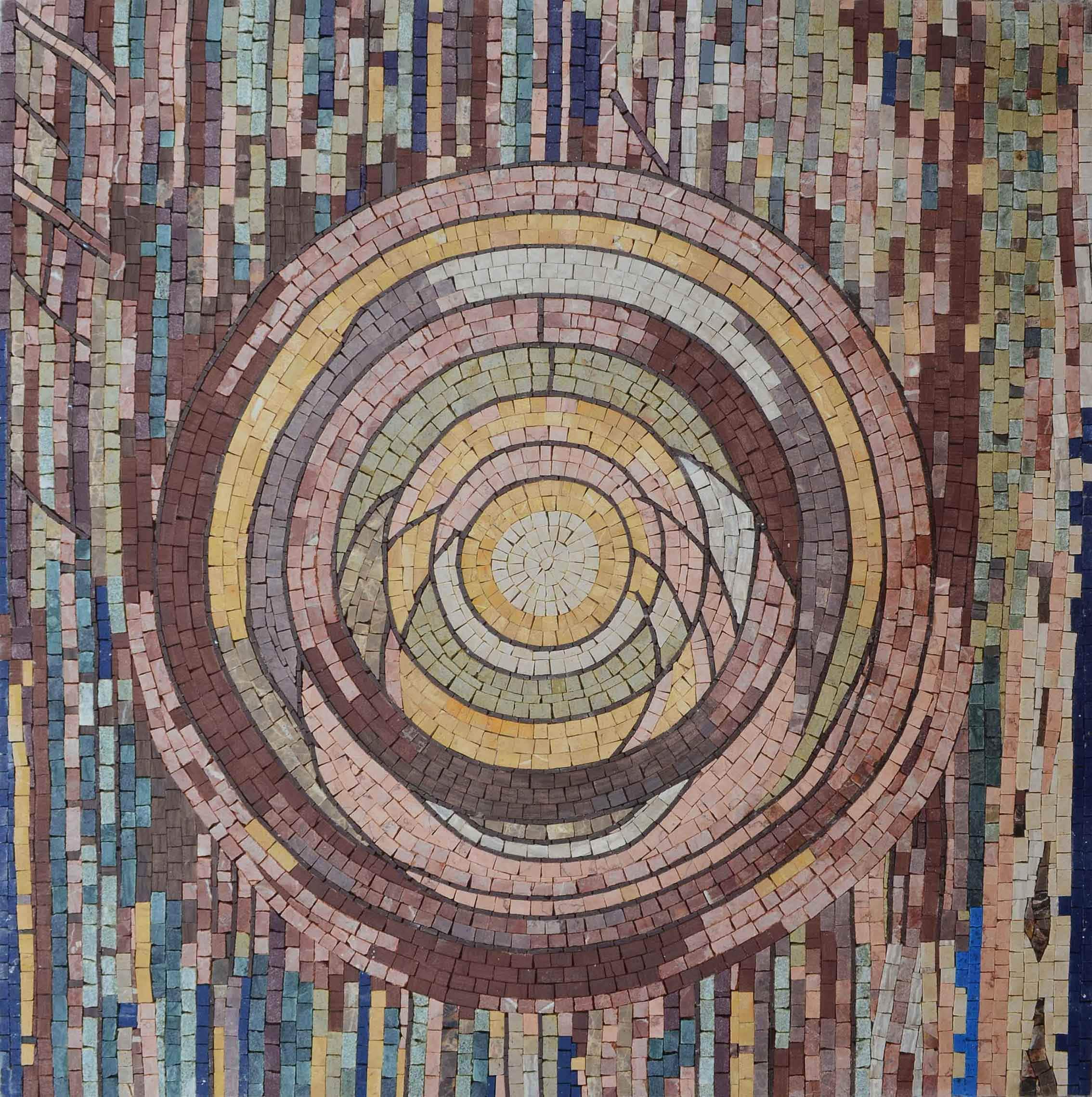 Abstract Design in Circles - Mosaic Art
