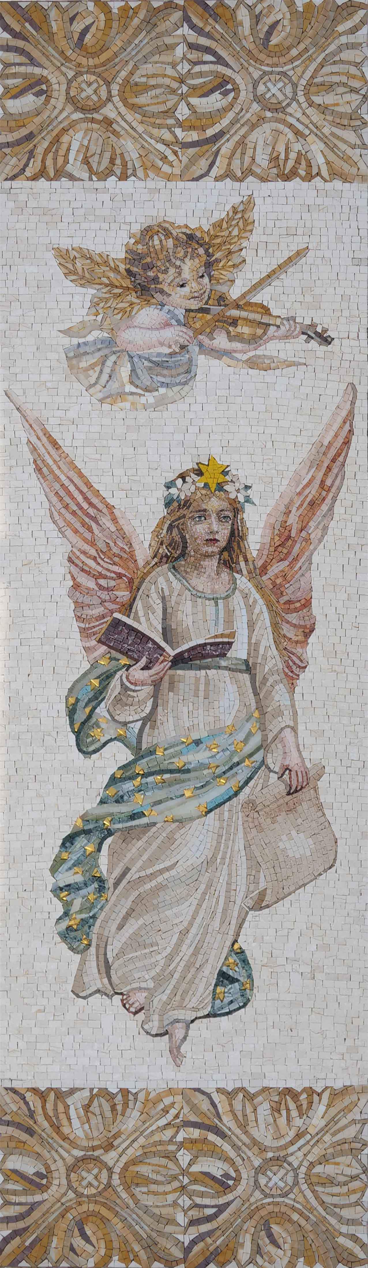 Angels Religious Mosaic Art