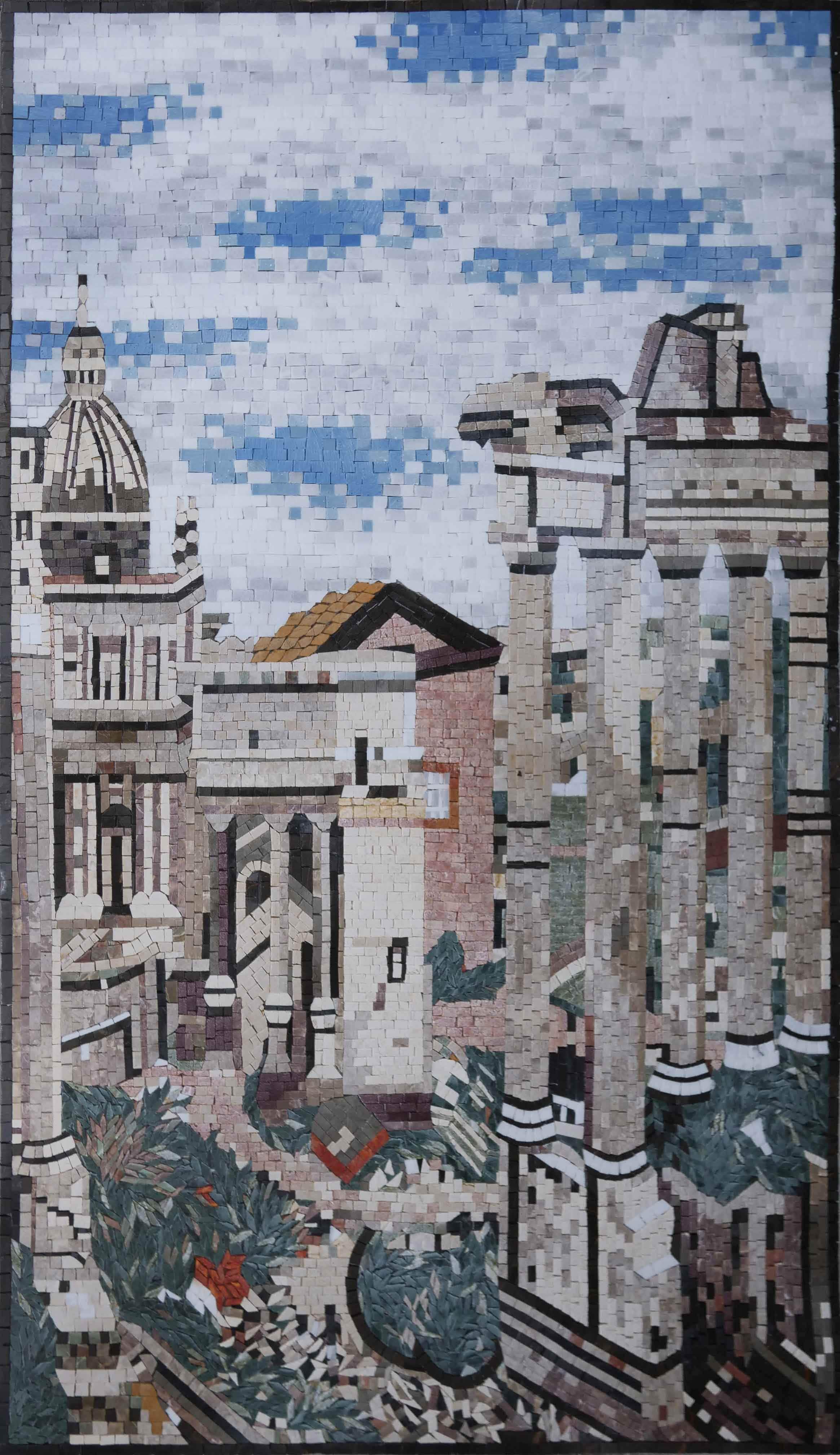 Marble Mosaic Scenery - Le Paysage