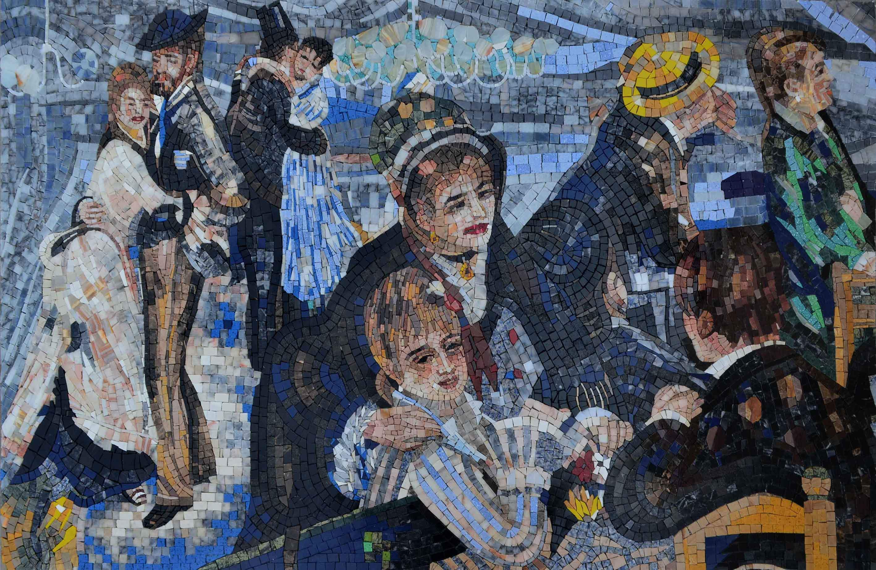 Mosaic Art - Ball at the Moulin de la galette