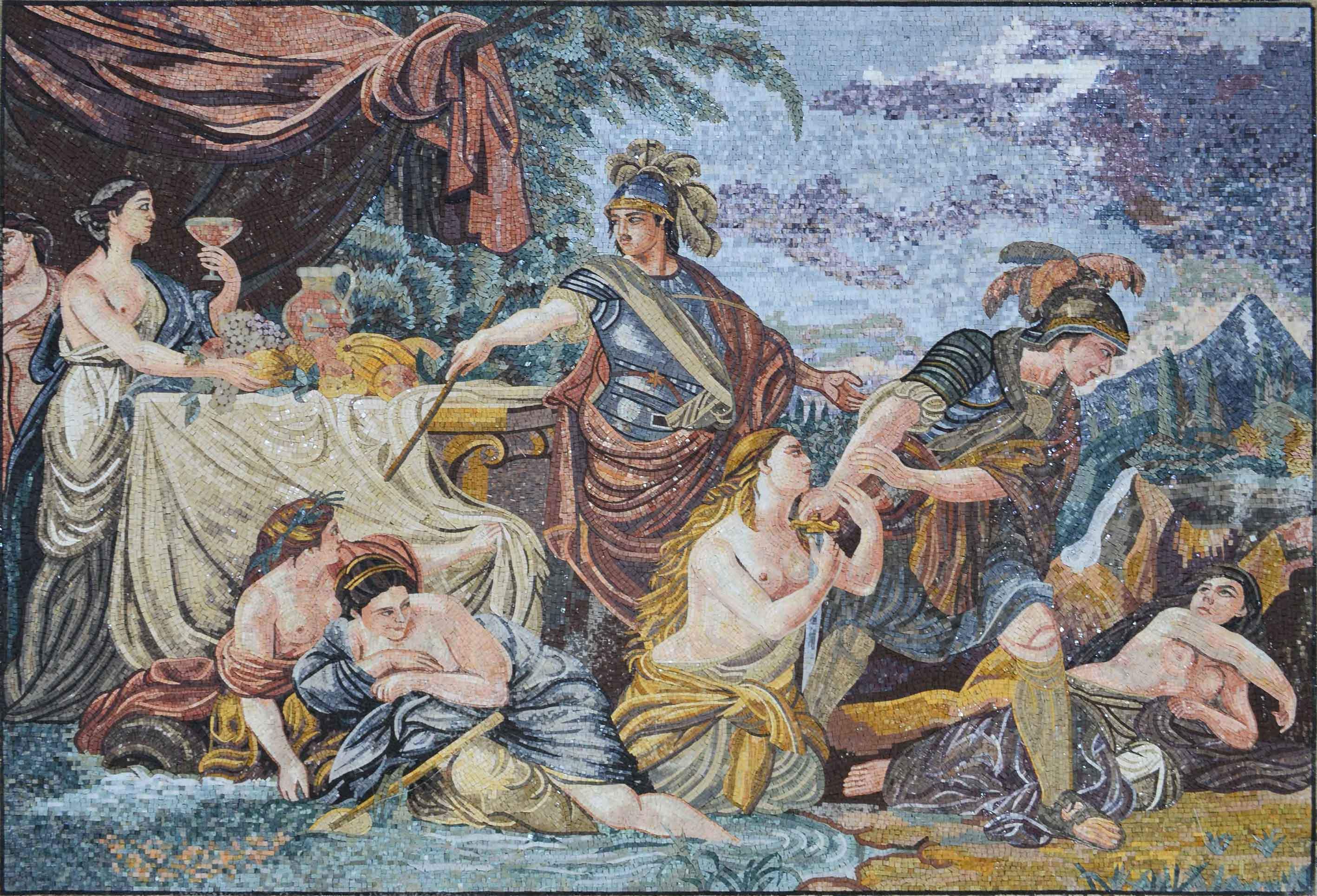 Louis-Jean-François Lagrenée Artwork - Mosaic Reproduction