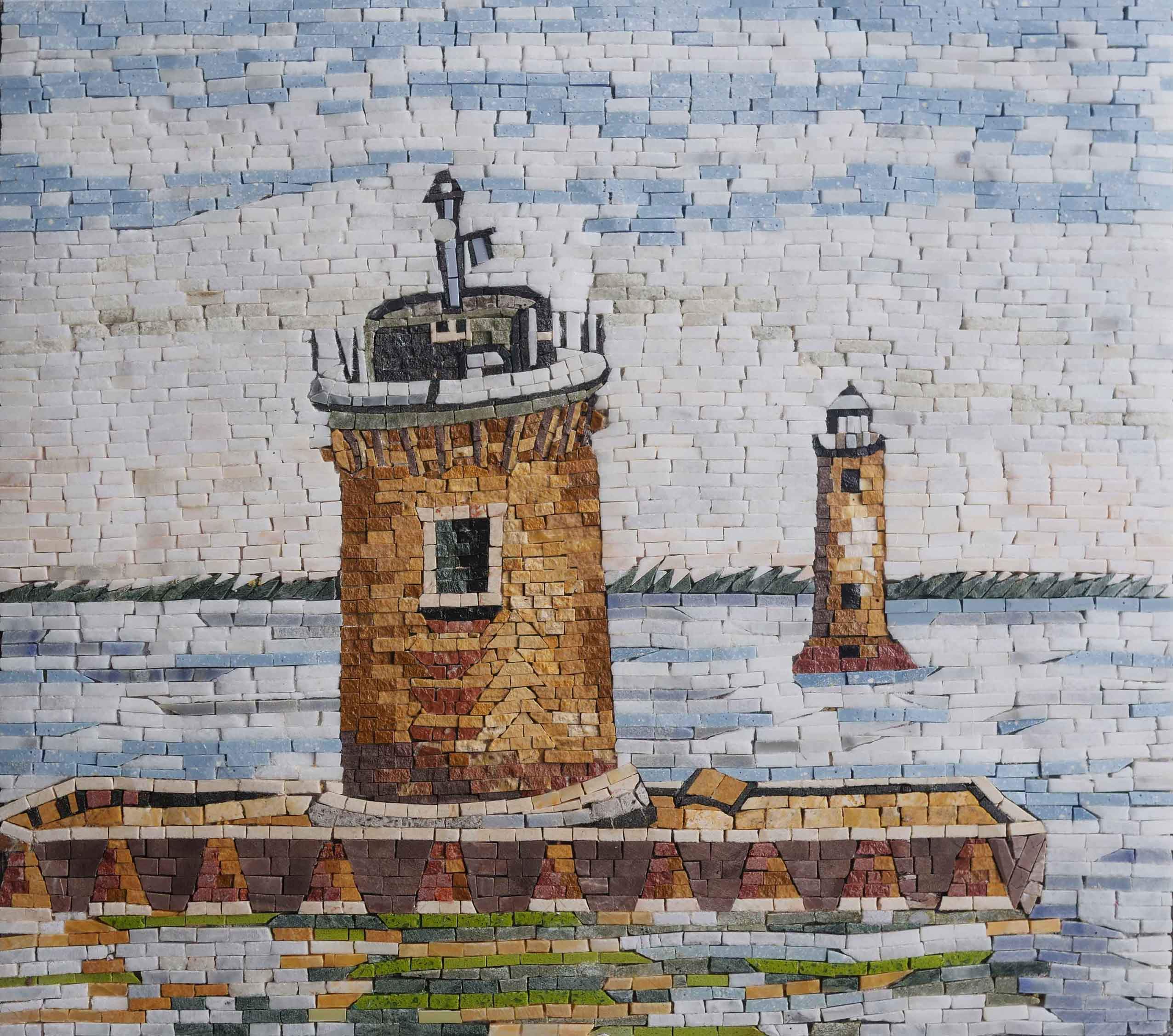 Mosaic Scenery Artwork - The Lighthouse