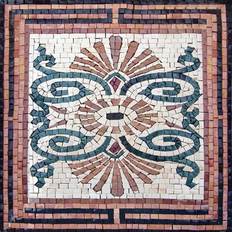 Mosaic Wall Art Tile - Martiza, Geometric