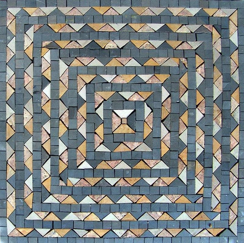 Modern Mosaic Accent Panel - Azar