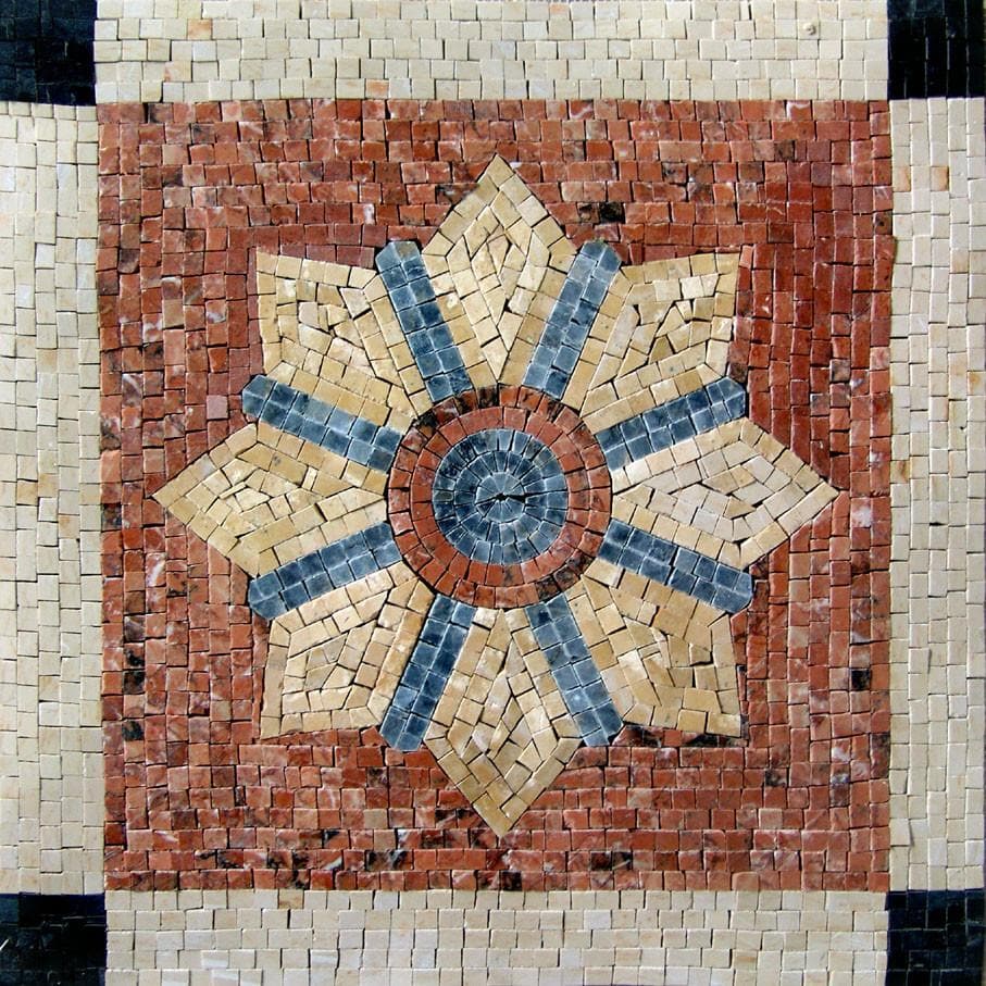 Mosaic Kit for Adults, Diy Mosaic Kit, Complete Mosaic Kit Includes Shaped  Glass Pieces, Ceramic Tiles, Glue Tools Grout and Instructions 