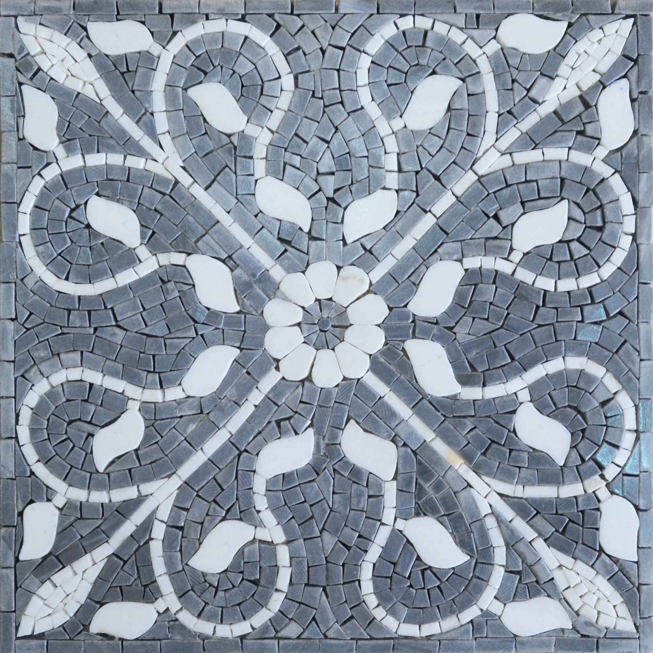 Floral Mosaic Tile - Ladonna