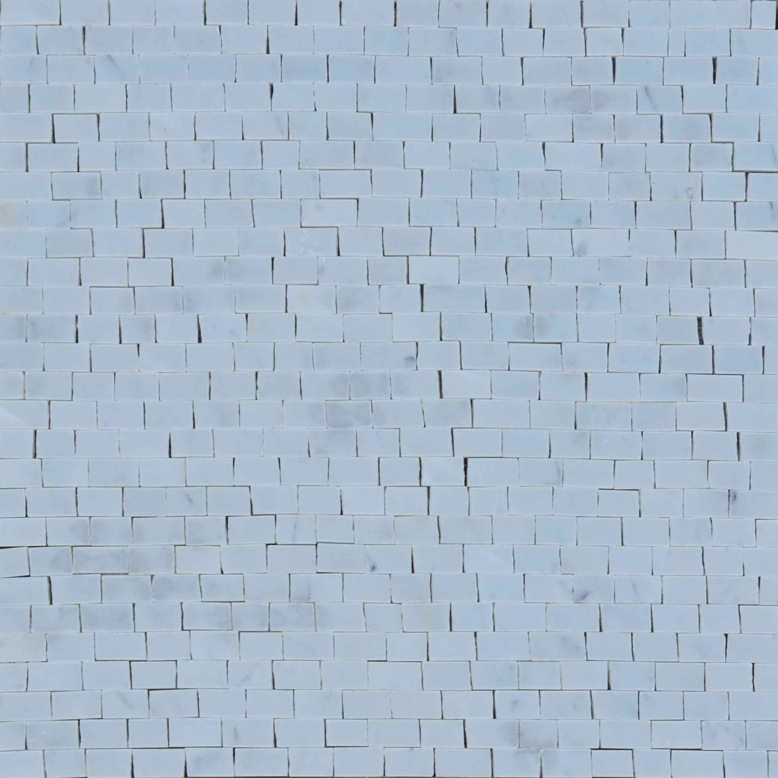 Mosaic Marble Sheet - Carrara