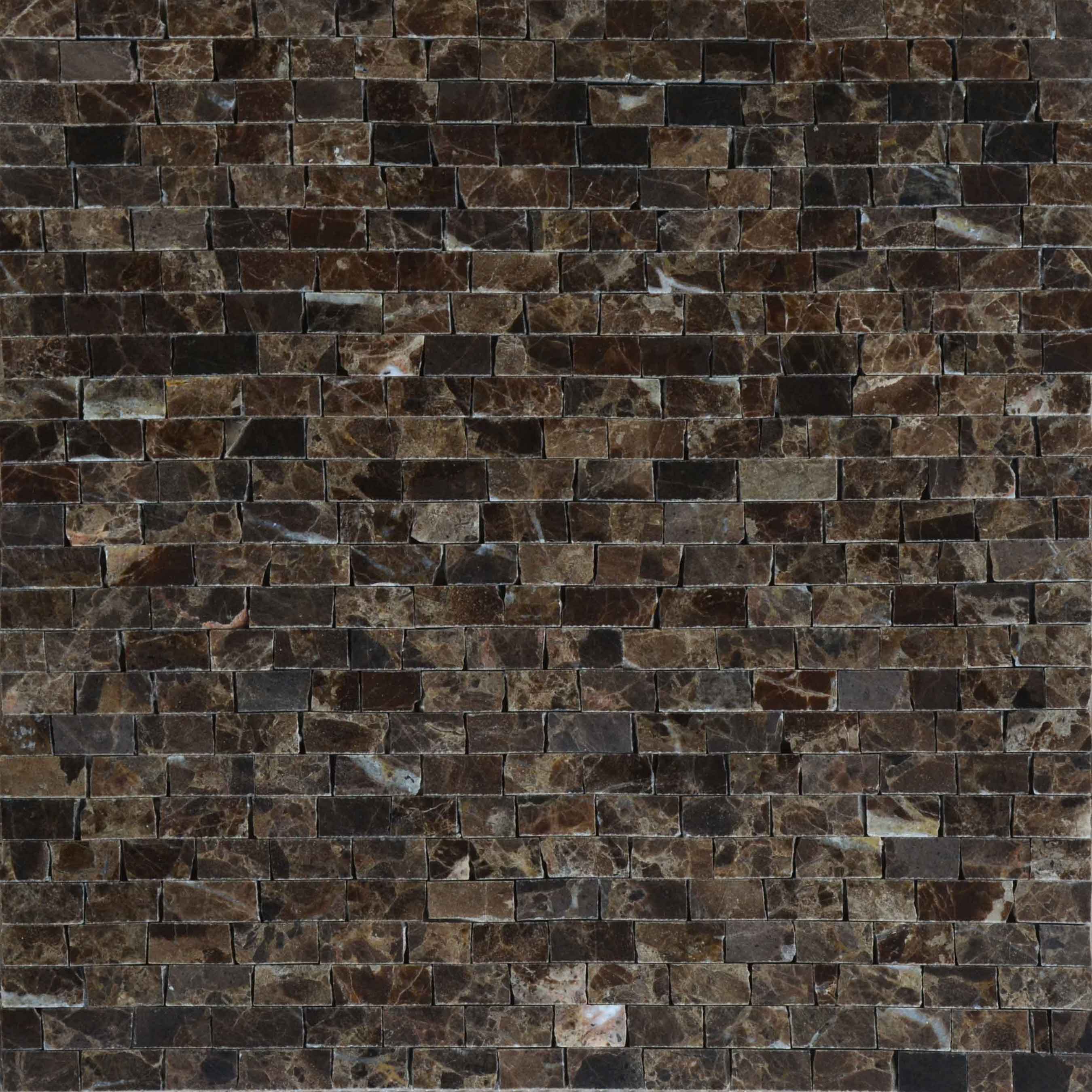 Mosaic Marble Sheet - Emparador Dark