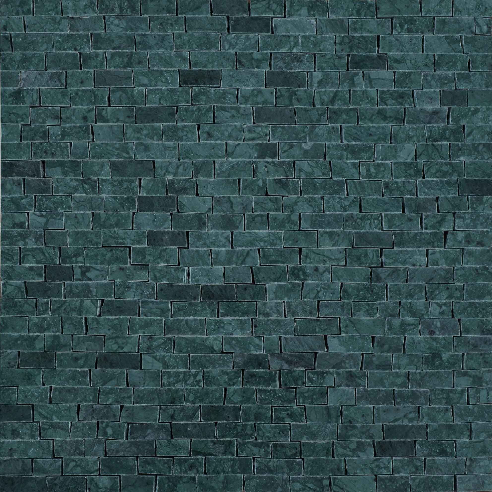 Mosaic Marble Sheet - Verde Guatemala