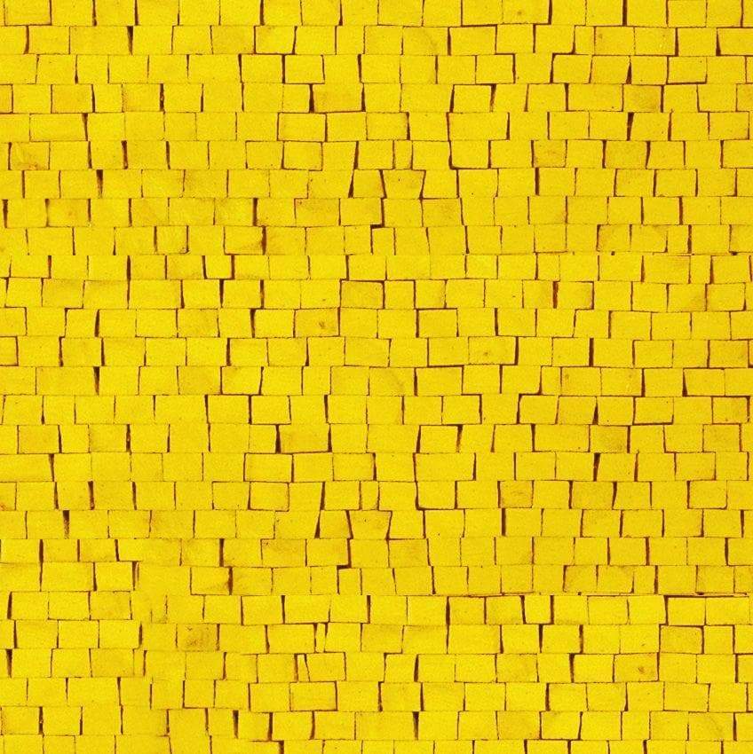 Quartz Mosaic Sheet - Yellow