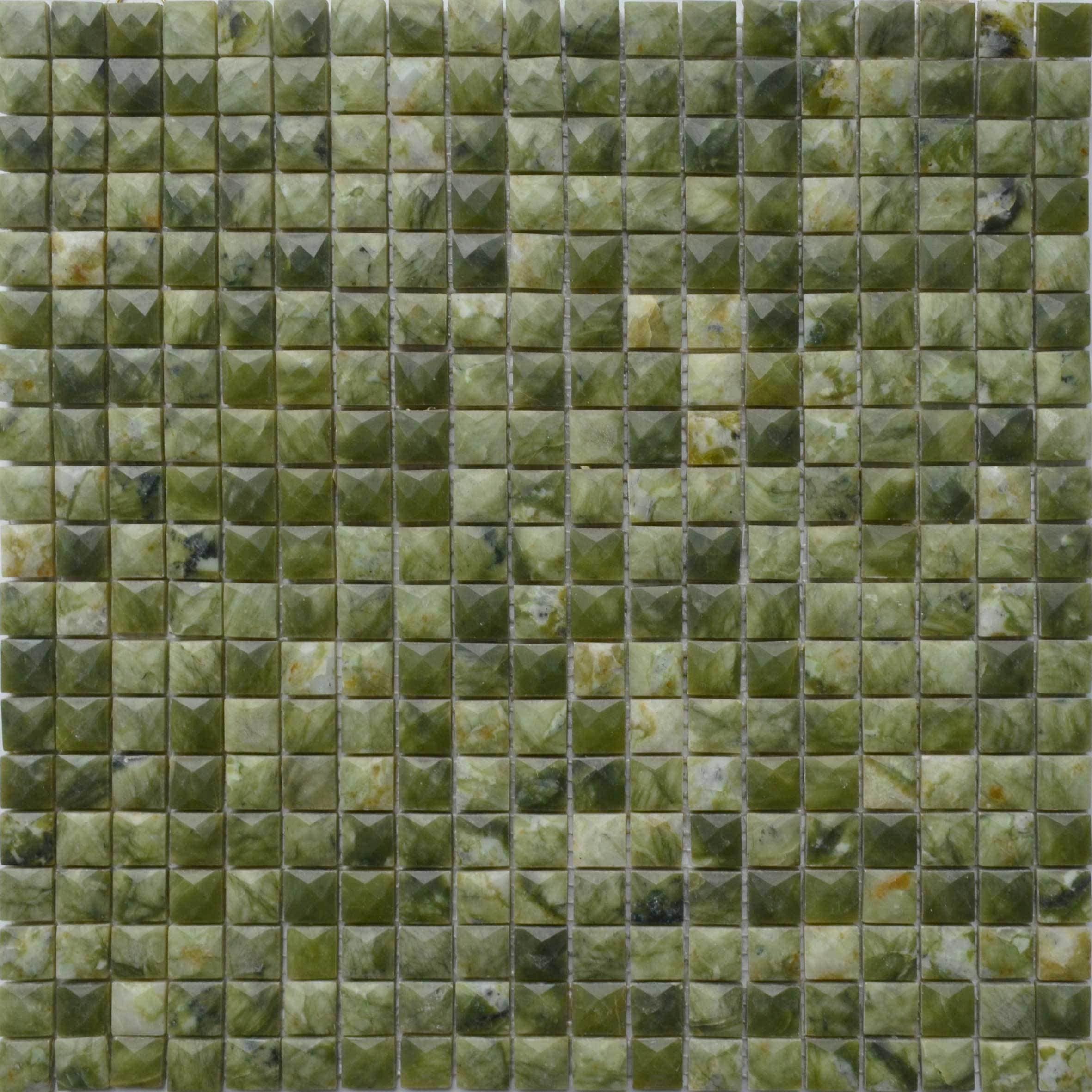 Glass Tile Mosaic - Verde