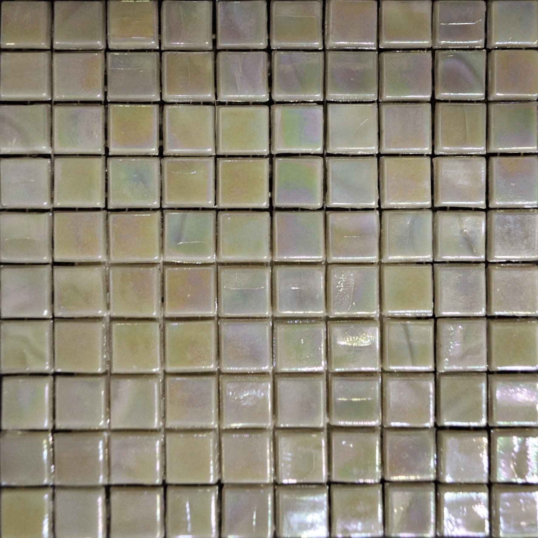 Iridescent Mosaic Sheet - Linen