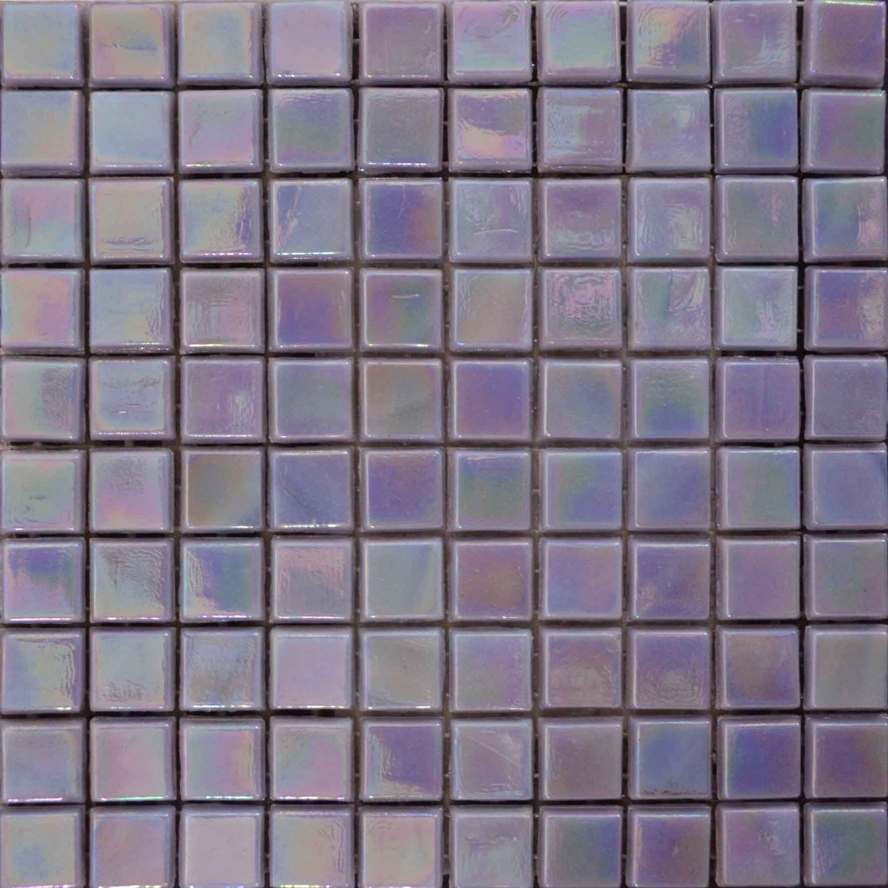 Iridescent Mosaic Sheet - Opal Violet