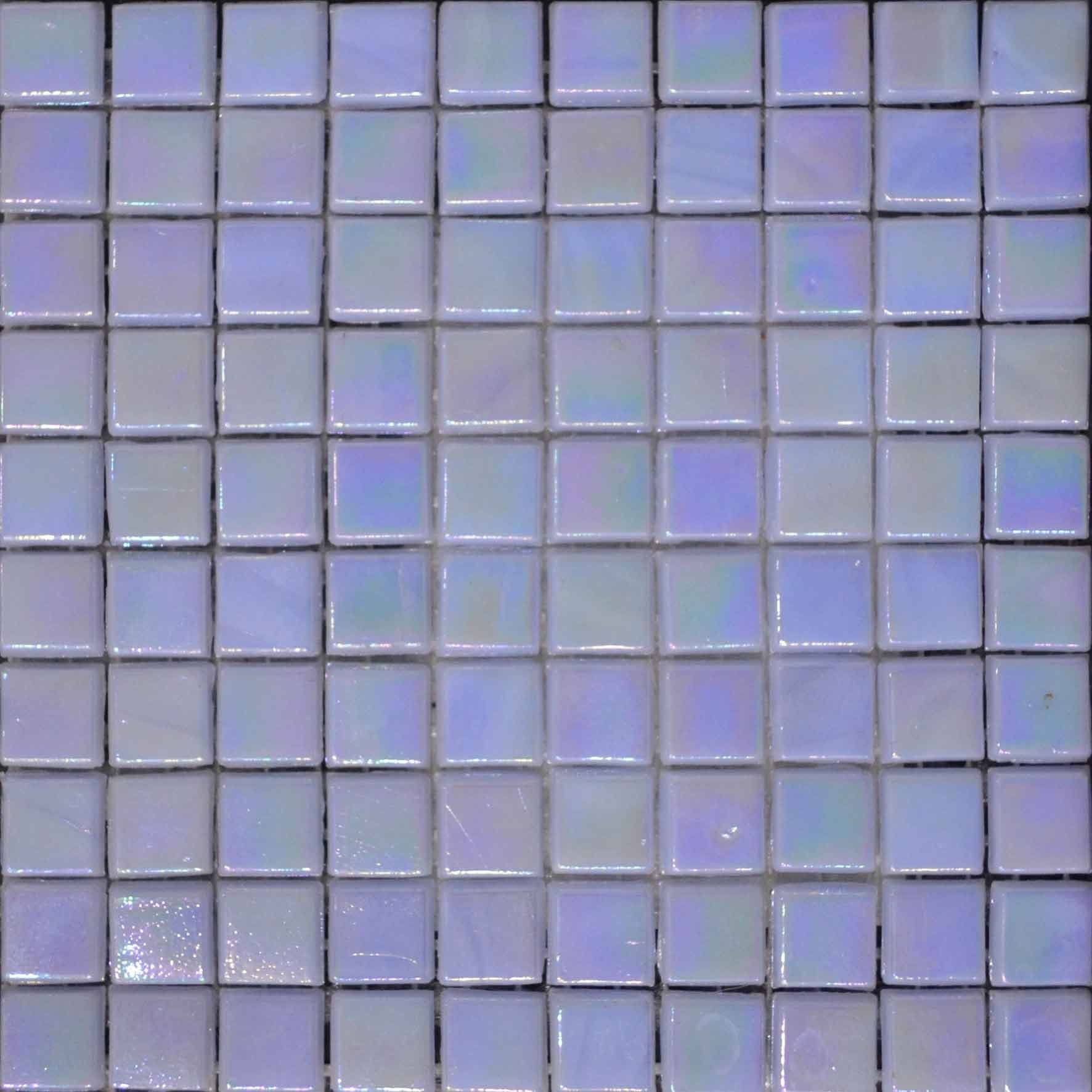 Iridescent Mosaic Sheet - Cerulean