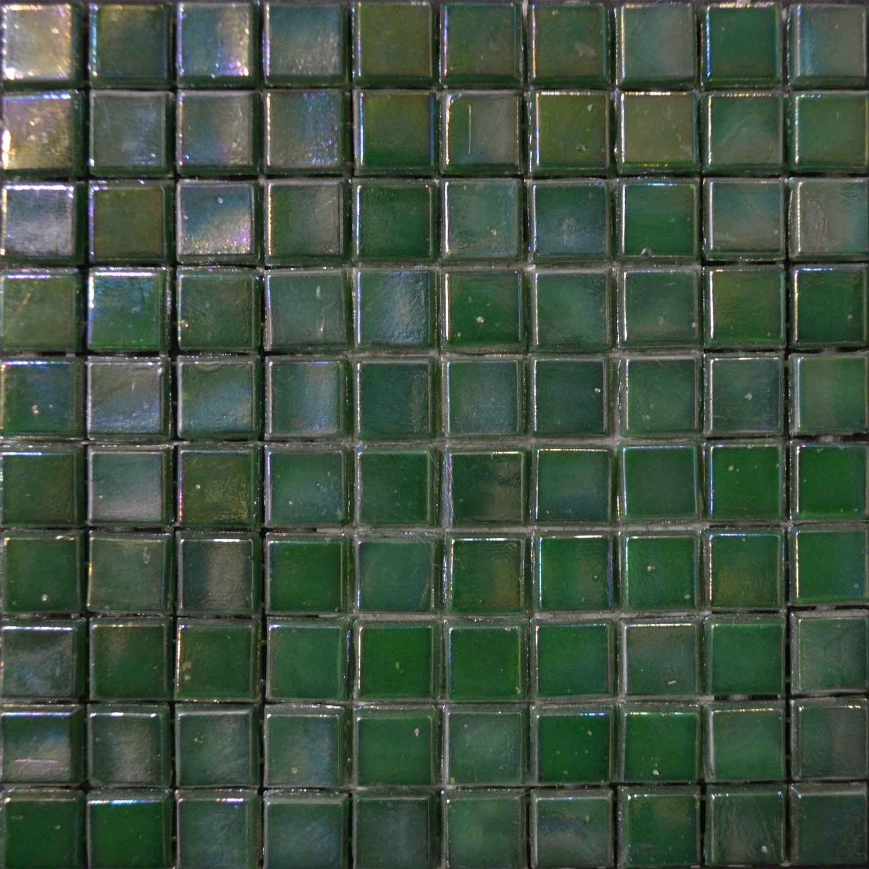 Iridescent Mosaic Sheet - Prussian